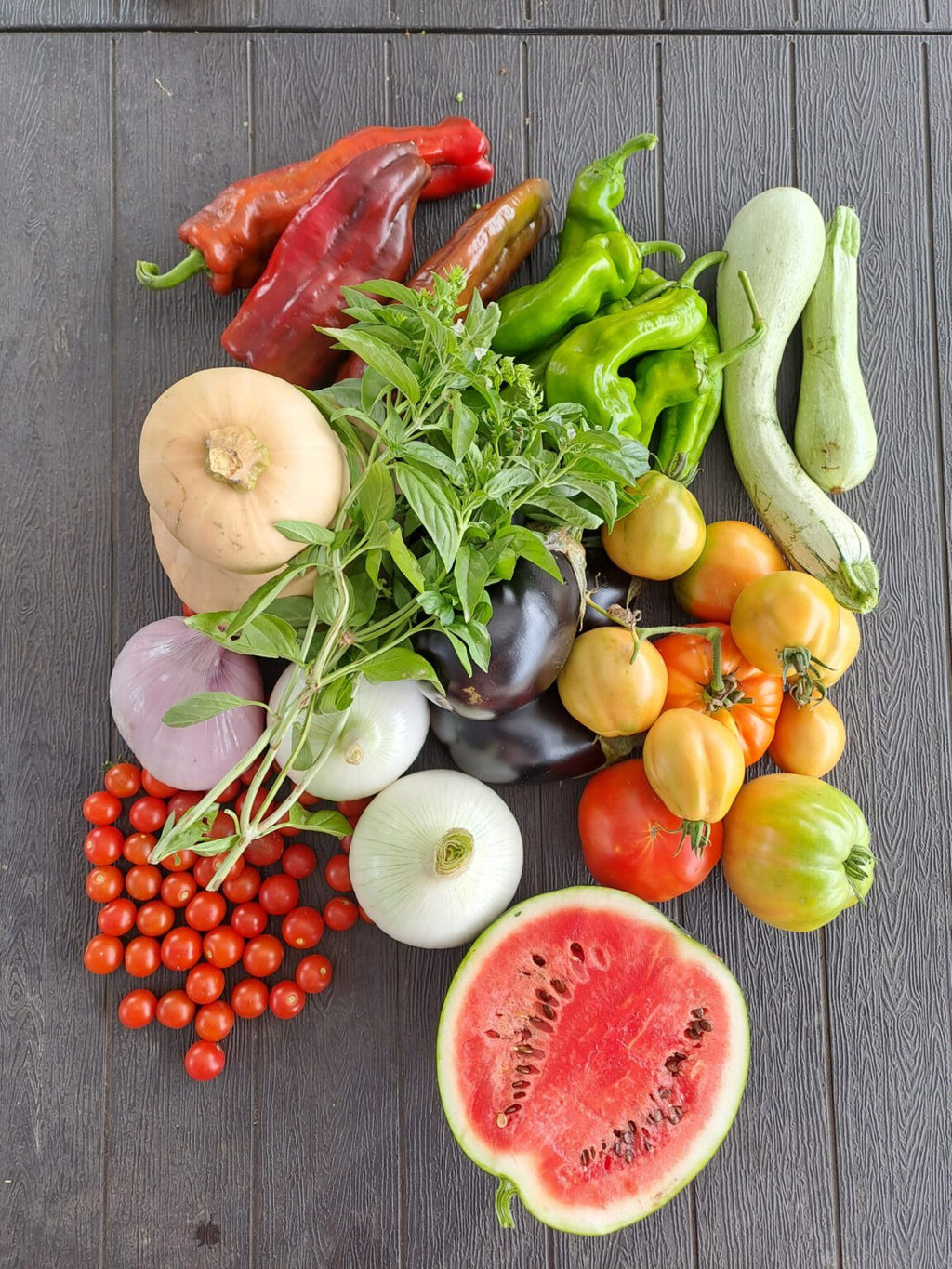 Caja mixta huerta de temporada, Raíces Cercanas